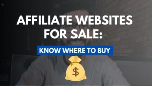 affiliate website for sell